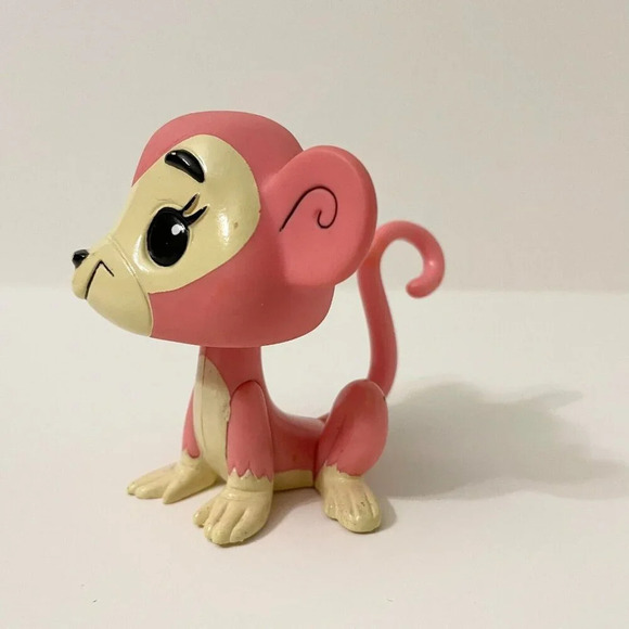 Yummi Land Nikki Neopolitan Ice Cream Pop Doll Pet Monkey 3 Inch Tall - Picture 3 of 12